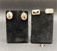 Pair of 14K Gold Plated Cuff Links, 2.76 DWT &