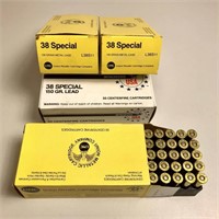 4 Boxes of .38 Special
