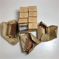 16 Boxes and 9 Loaded Stripper Clips of 7.62 X 39