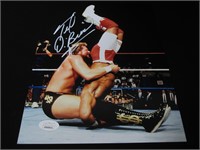 TED DIBIASE SIGNED 8X10 PHOTO WWF JSA COA