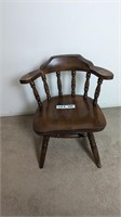 ETHAN ALLEN WOOD OLD TAVERN  DINING ROOM CHAIRS -