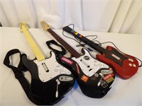 Three Gaming Guitars - 2 Fender & Gibson
