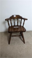 ETHAN ALLEN WOOD OLD TAVERN  DINING ROOM CHAIRS -