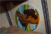 Bear Stained Glass