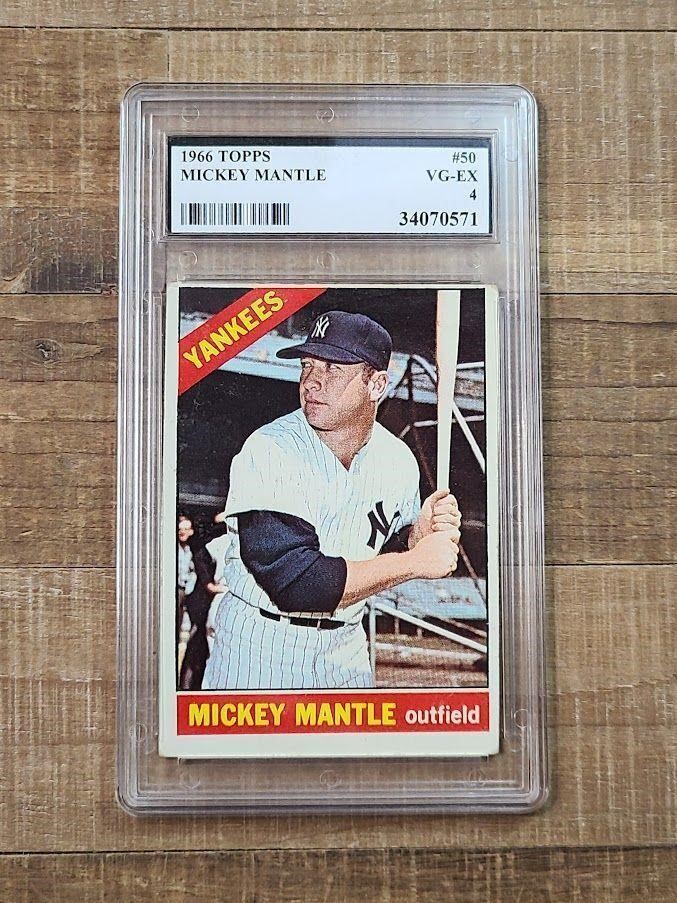 1966 Topps #50 Mickey Mantle