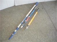 (3) Telescoping Paint Rolling Poles