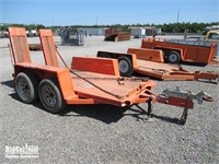 (DMV) 1975 Miller Built Flatbed Trailer