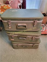 Wheatonware luggage, 3 pcs