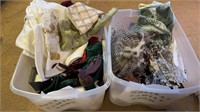 Christmas Decor, Owls, Stockings in 2 Bins