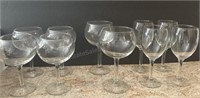 Stem Wine Glasses Clear Glass  Various Sizes