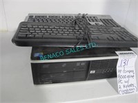 LOT, HP COMPAQ 8000 ELITE PC W/ 2 KEYBOARDS