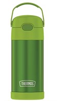 THERMOS FUNTAINER Water Bottle +Straw - 12oz Lime