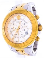 Gent's "VERSACE" Swiss Movement Watch, Two Tone