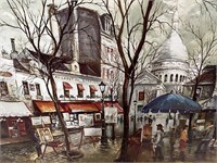 George B. "Paris La Place Du Tertre"