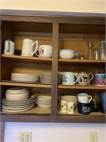 Cupboard Full of Dishes &  Misc.