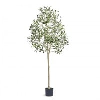 VEVOR Artificial Olive Tree, 5 FT Tall Faux Plant