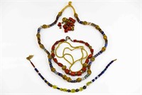 Vintage Middle Eastern African Necklace Lot