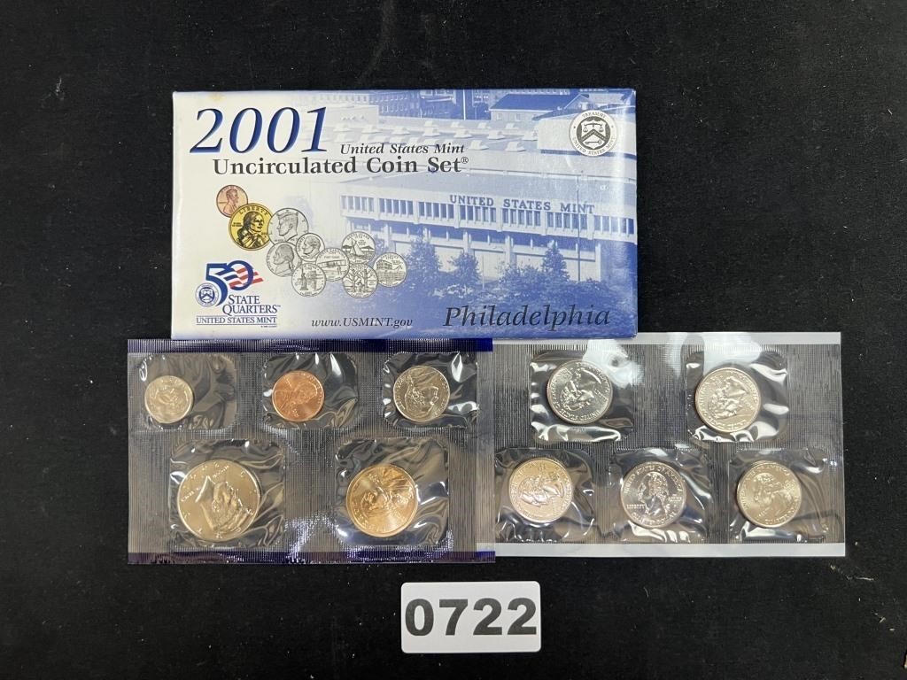 2001P Uncirculated Coin Set