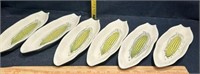 Vintage Corn on the Cob Dishes (6 in lot)