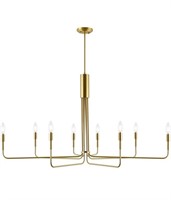 Light Society Bella 8-Light Chandelier brass