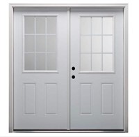 MMI Door 64 in. x 80 in. Steel Prehung Front Door