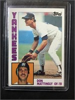 1984 TOPPS DON MATTINGLY ROOKIE CARD