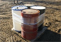 (3) Metal & (1) Poly Barrels, Approx 55Gal