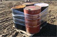 (4) Metal Barrels, Approx 55Gal