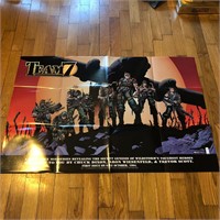 1994 Wildstorm Comics Team 7 Promo Poster