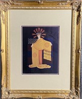 Art Deco Erte (b.1892-1990),''tassel Gown''