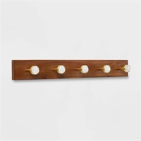 Metal and Faux Marble Hooks Rail $24 *SEE PICS