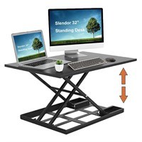 Adjustable 32 inch Sit Stand desk Converter