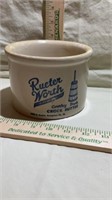 Reuter Worth Dairy Crock 4 inch tall