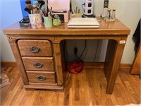 Makeup table with 3 drawers, no contents included