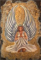 "Your Guardian Angel"7,5"x5" Collectible Miniature