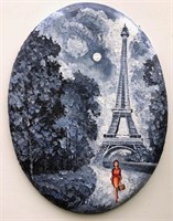 “Paris Moon”21”x16” Original Painting - Antanenka