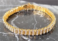 Sterling & Diamond Bracelet