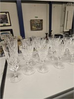 Crystal stemware and glasses