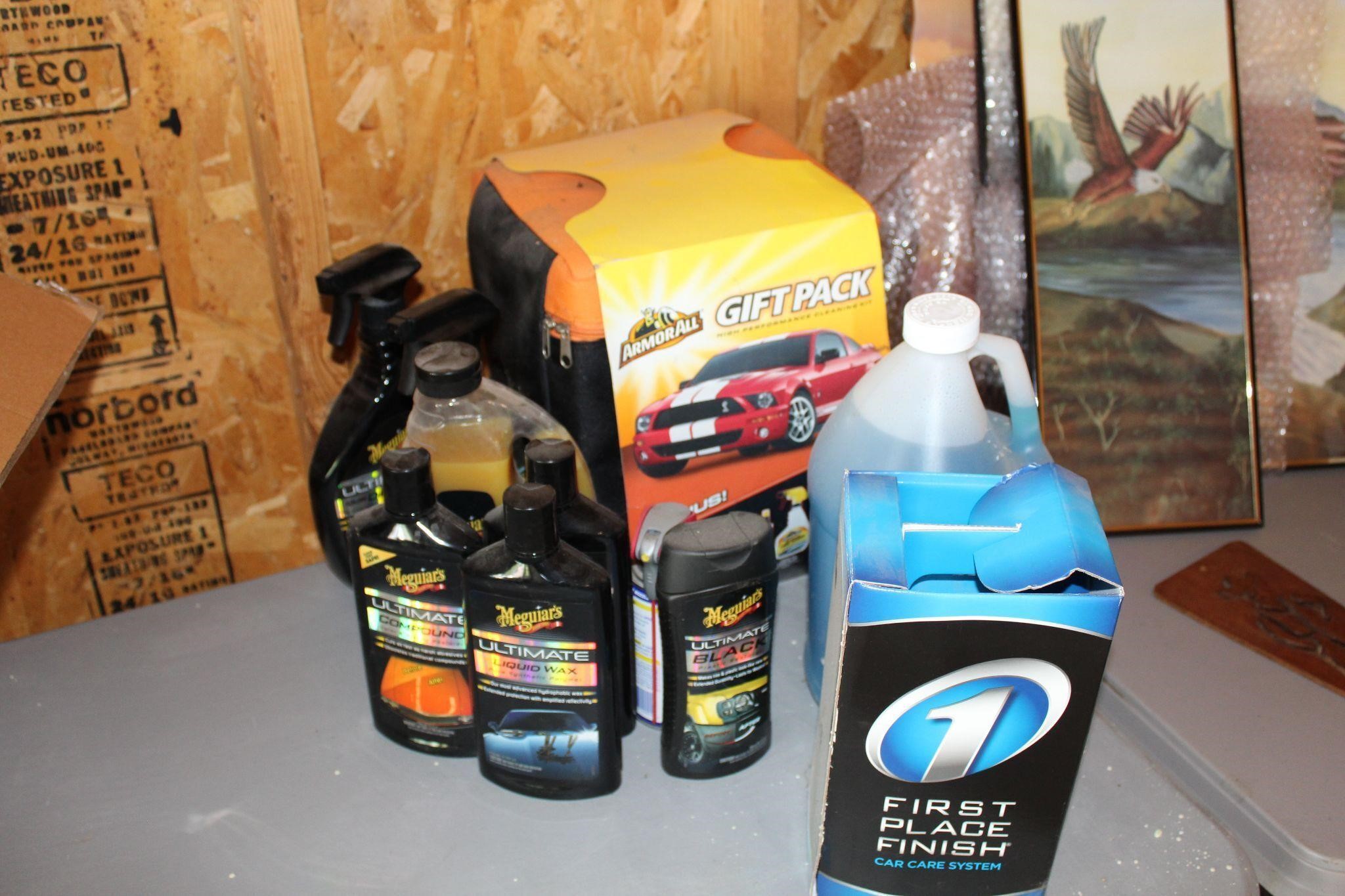 Lot of car wash/detail supplies