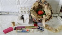 SINGER TINY SERGER SEWING MACHINE, SEWING ITEMS