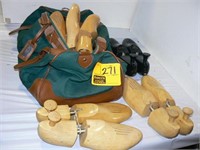 GROUP OF WOODEN SHOE STRETCHERS