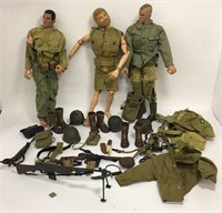 Group Of G. I. Joe & Misc. Dolls And Accessories