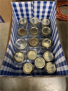 Atlas and Ball Mason Jars (15 Jars)