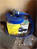 1/2 hp utility pump and hose