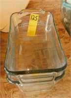 2 Anchor Hocking Glass 5x9 Baking Pans