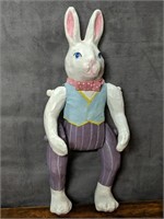 Paper Mache Rabbit w/Hinged Joints 14.5" Tall