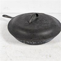 12" Cast Iron Skillet with Lodge Lid