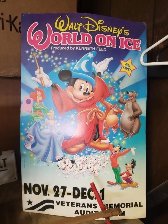 Walt Disney On Ice Poster