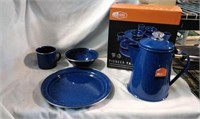 GSI Enamelware Pioneer Tableset 12pcs