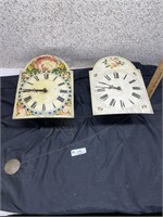 2 Floral Design Clocks